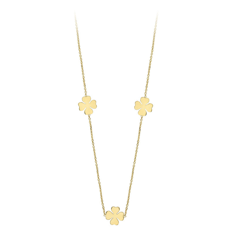 Four-Leaf Clover Gold Necklace